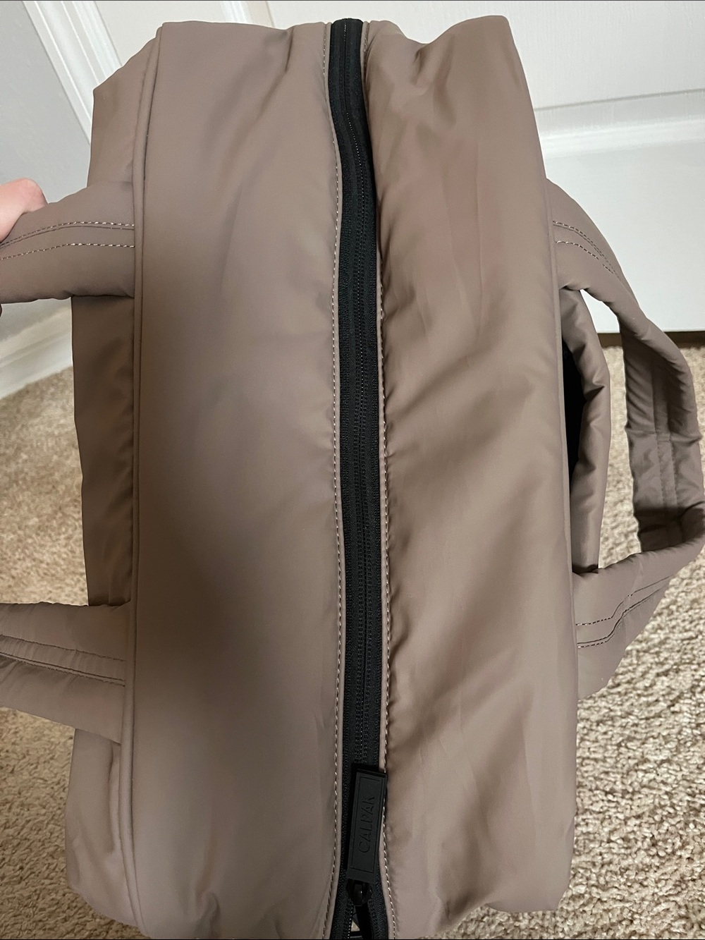 Calpak Luka Duffel in Chocolate - Picture 12 of 12